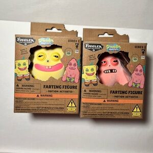 New Fuggler SpongeBob SquarePants Yellow Farting Figure - Series 2